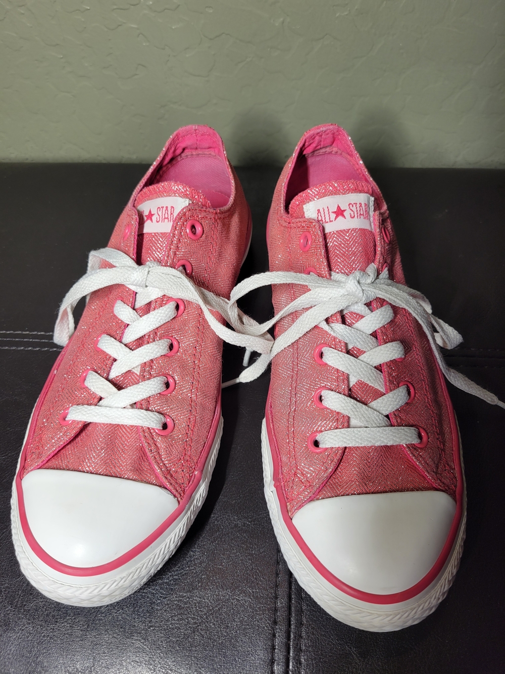 Converse All Star Pink Low Top Sneakers  Womens Size 5